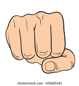 Similar Images, Stock Photos & Vectors of A cartoon hand pointing