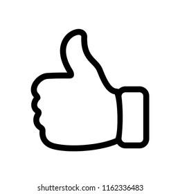 Hand Thumb Up icon flat