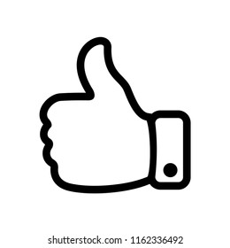 Hand Thumb Up icon flat