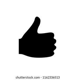 Hand Thumb Up icon flat