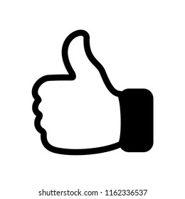 Hand Thumb Up icon flat