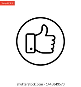 hand thumb icon vector design