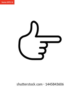 hand thumb icon vector design