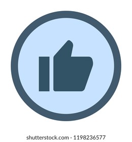 hand thumb up icon. vector illustration