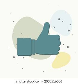 Icono de Desplazamiento hacia arriba. Ilustración vectorial arriba sobre fondo multicolor. Capas agrupadas para una ilustración de edición sencilla. Por tu diseño.