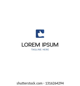 Hand Thumb Like Abstract Creative Modern Business Icon Logo