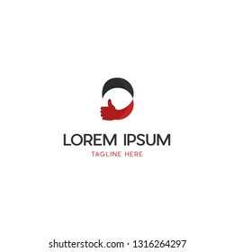 Hand Thumb Like Abstract Creative Modern Business Icon Logo