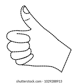 hand thumb up like  finger gesture