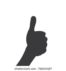 Hand with thumb up, vector illustration design. Hands collection.