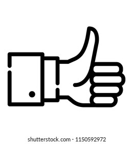 hand thumbs up success 