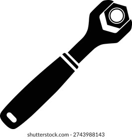 Hand tool, bolt, nut, mechanical, repair, hardware, industrial.