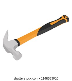 
A hand tool for carpentry and construction, hammer
