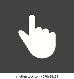 Hand, tool, computer icon vector image.Can also be used for user interface. Suitable for mobile apps, web apps and print media.