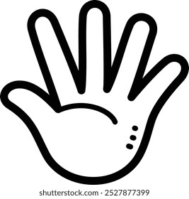 Hand tool doodle vector icon and illustration