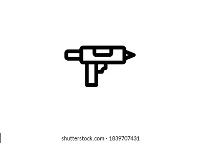 Icono de contorno de herramienta de mano - arma de juego