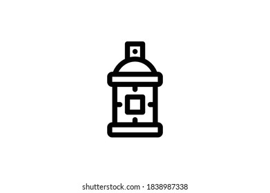 Handwerkzeug-Rahmensymbol - Sprühfarbe