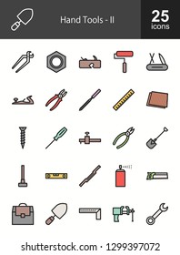 Hand Tools Filled Icons