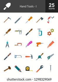 Hand Tools Flat Icons