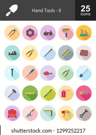 Hand Tools Flat Icons