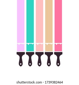 Hand tools for home renovation and construction. House repair poster. Vector illustration.