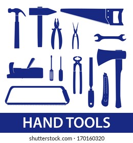 hand tools icon set eps10