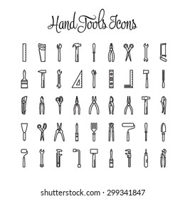 Hand tools icons