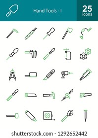 Hand Tools Line Icons