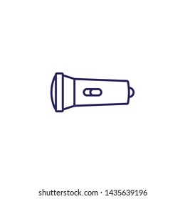 Hand torch tool vector icon