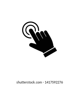 Hand Touch icon. Hand Touch symbol vector