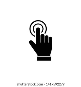 Hand Touch icon. Hand Touch symbol vector