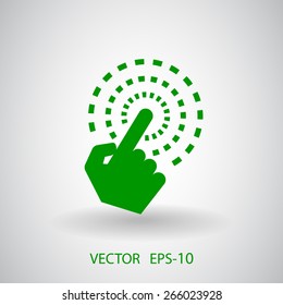 Hand Touch icon, vector illustration