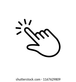 Plantilla de logotipo de vectores de iconos táctiles