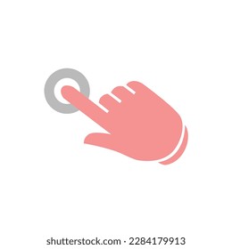 HAND TOUCH SCREEN ICON VECTOR