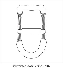 projeto de ilustração vetorial de ícone de equipamento de treinamento manual