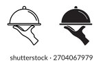 Hand tray icon illustration vector design template