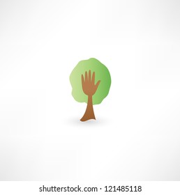 hand tree