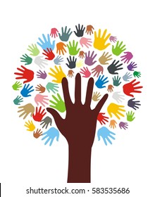 Hand tree
