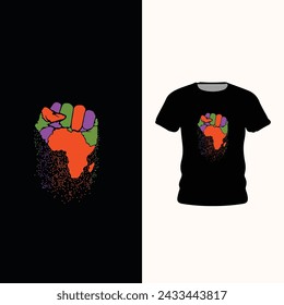 hand trendy t shirt design 