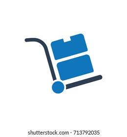 Hand Trolley Icon