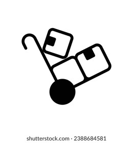 Icono del trazo de mano aislar ilustración de material vectorial de fondo blanco