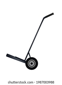 Hand trolley for warehouse. vector