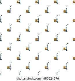 Hand truck with box pattern