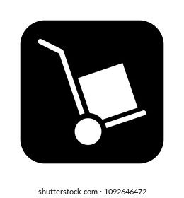 Hand truck icon