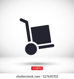 Hand truck icon