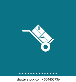 Hand truck icon.