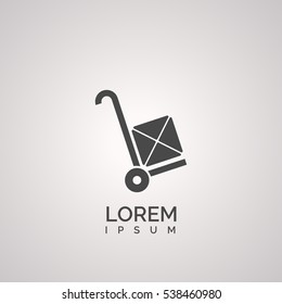 Hand truck icon