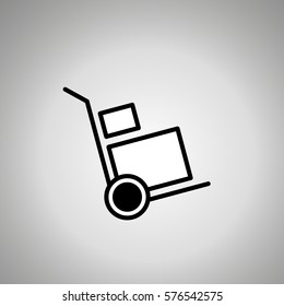 hand truck icon 