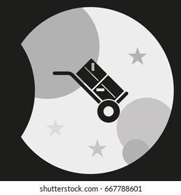 Hand truck icon.