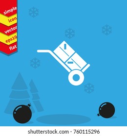 Hand truck icon.