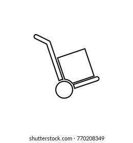Hand truck icon